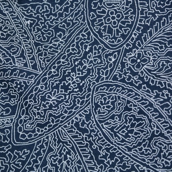 Dockers Hello Smooth Capri Pants‎ Blue White Paisley Slimming Stretch 6 - Picture 12 of 12